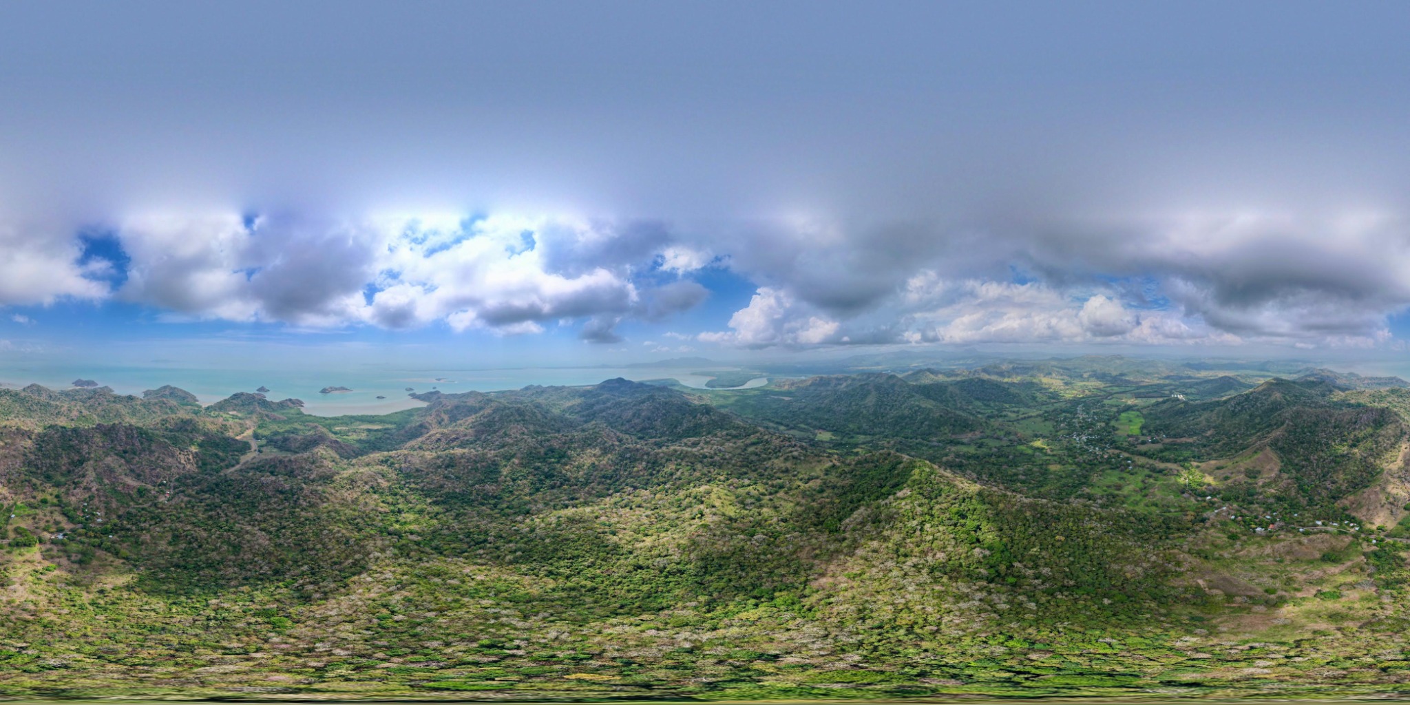 Panoramic property view